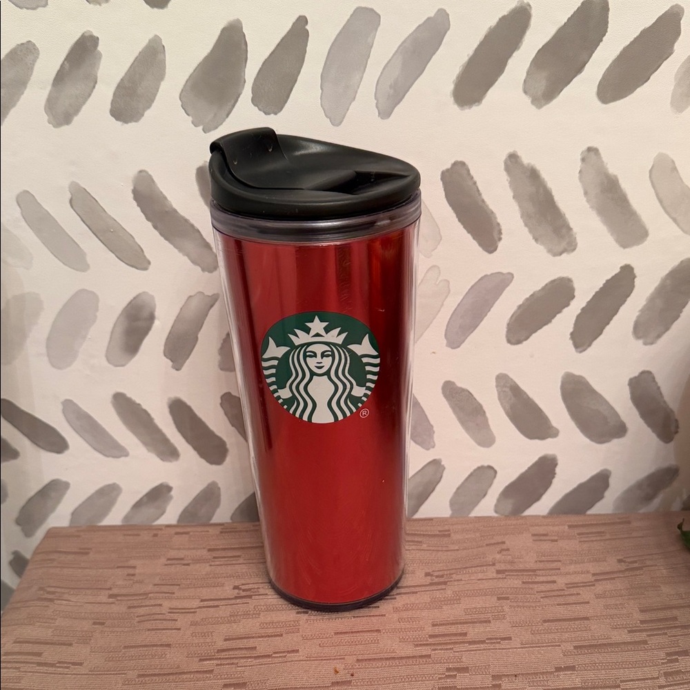 Starbucks Glossy Red Travel Mug - Picture 2 of 4
